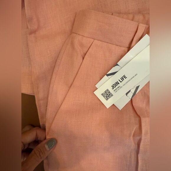 NWT ZARA Linen Pants - Picture 7 of 8